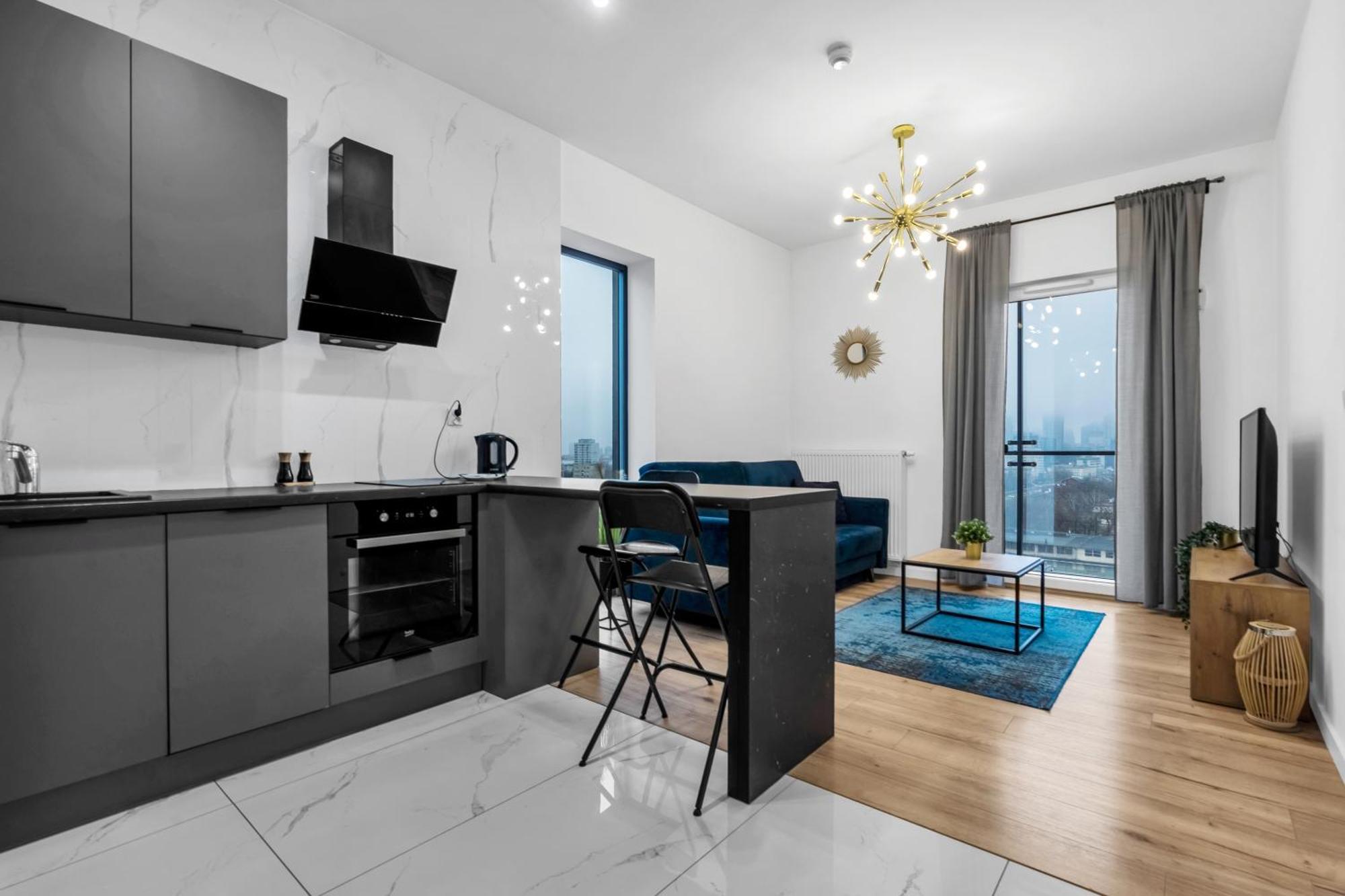 Warsaw Business Apartments - Air Conditioning, 10Th Floor, City View, Balcony - By Rentujemy Exteriér fotografie